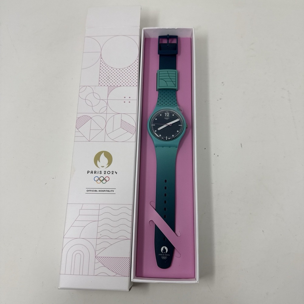 Very Rare SWATCH PARIS 2024 OLYMPIC GAMES - HOSPITALITY -  SO29G109 BNIB